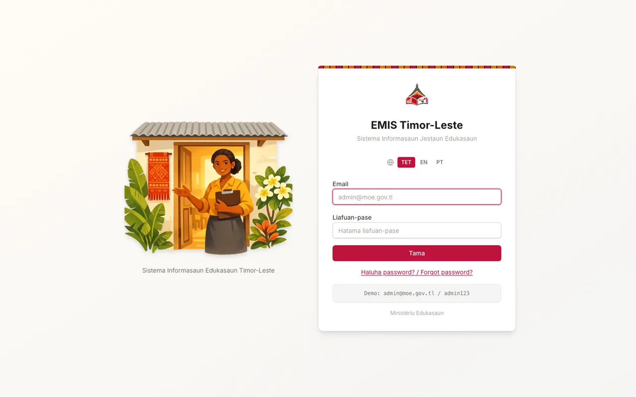 EMIS Timor-Leste — National Education Management System
