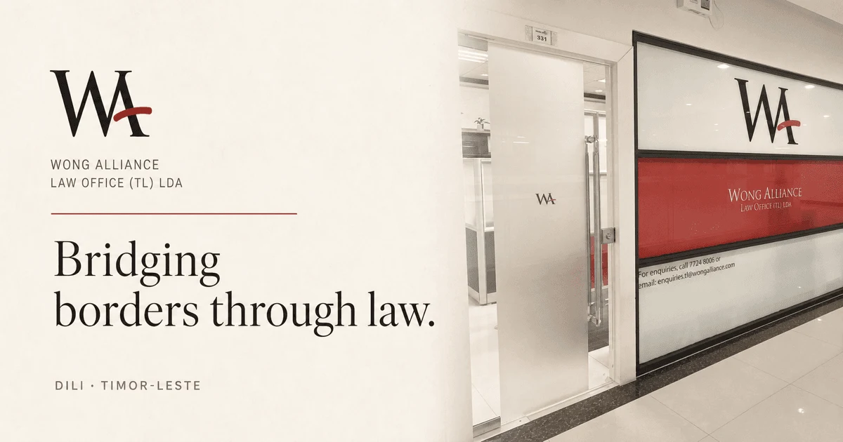 Wong Alliance — five-language law-firm site for Singapore and Dili