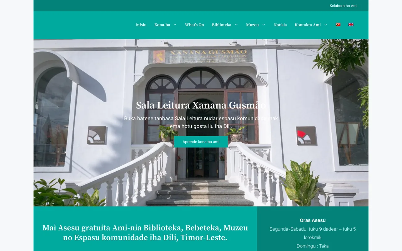 Xanana Gusmão Reading Room — Cultural Institution